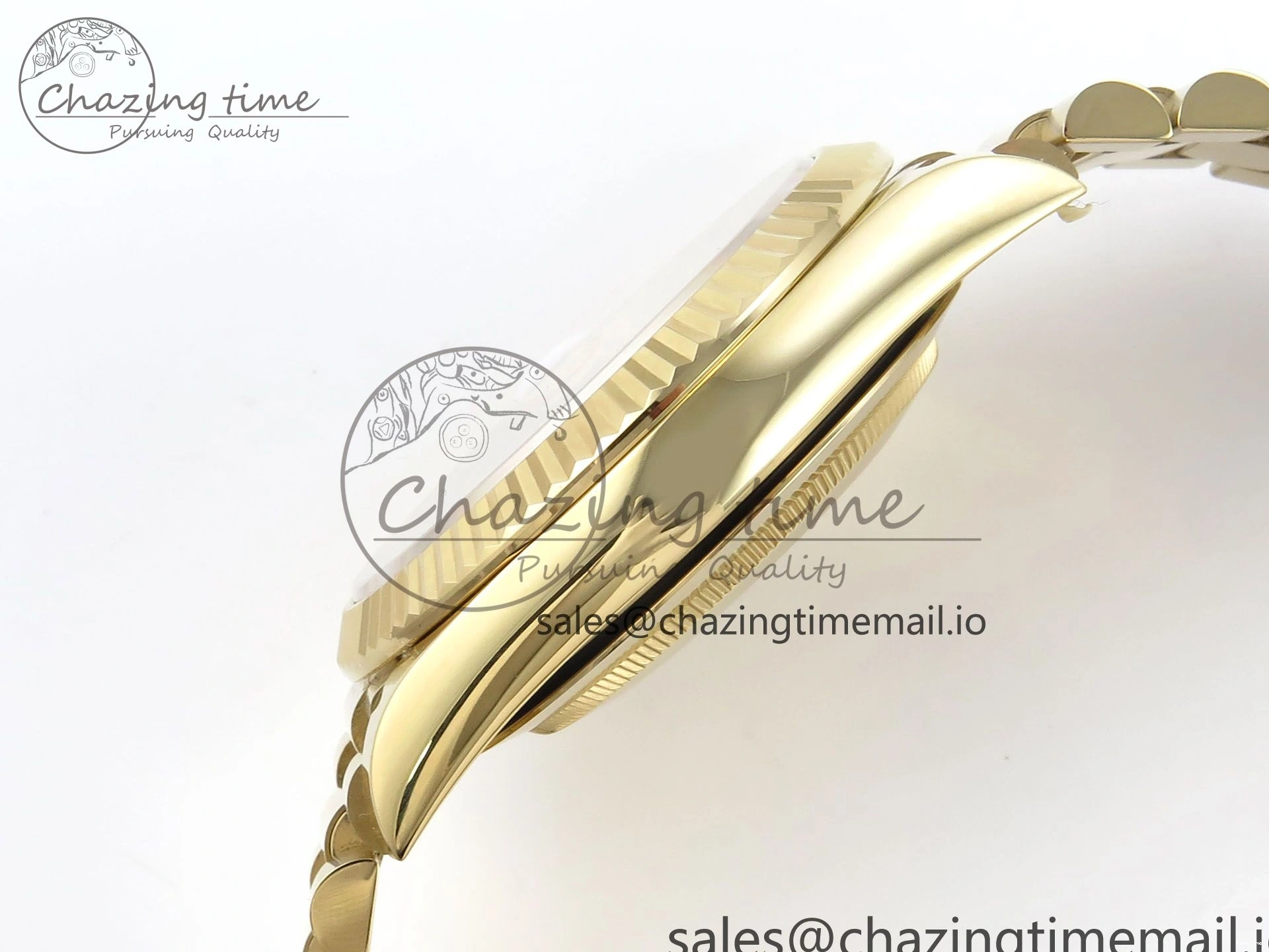 MiroTime 1219 Day Date 40 YG 228238 Noob 1:1 Best Edition White MOP Crystal Dial on President Bracelet A2836 (Gain Weight) Breathable 804